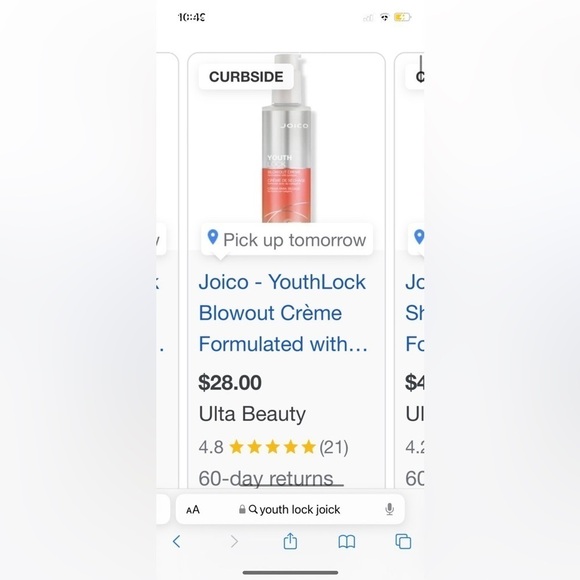 Joico Other - YouthLock Blowout Crème Formulated with Collagen